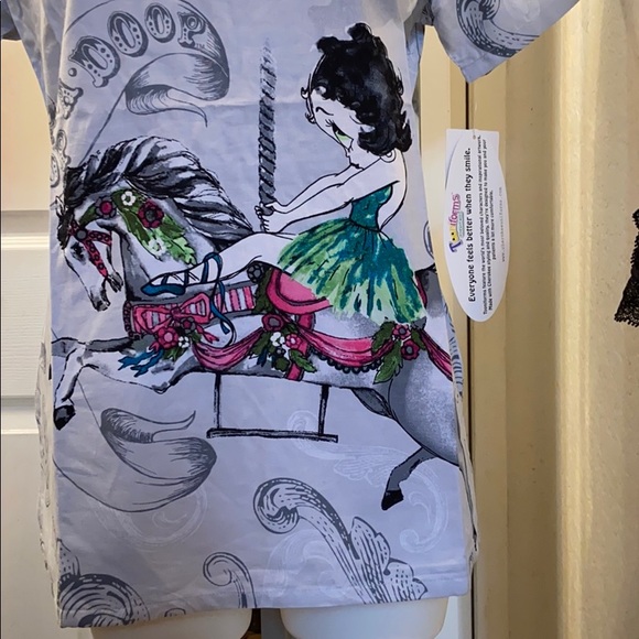 Tooniforms betty booo scrub top - Picture 2 of 4